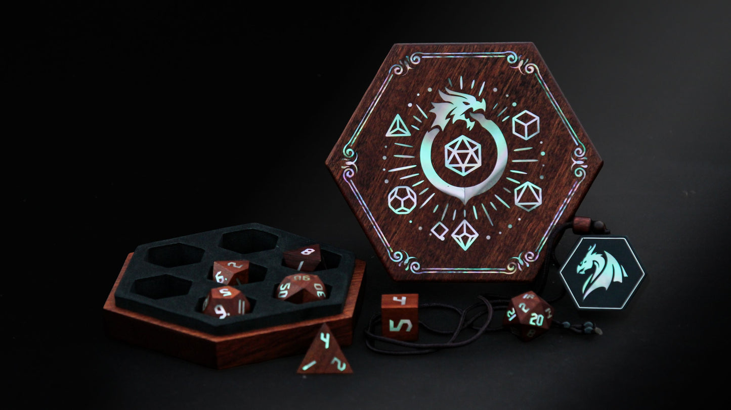 Ranger Dice Handcrafted Engraved Dice Box