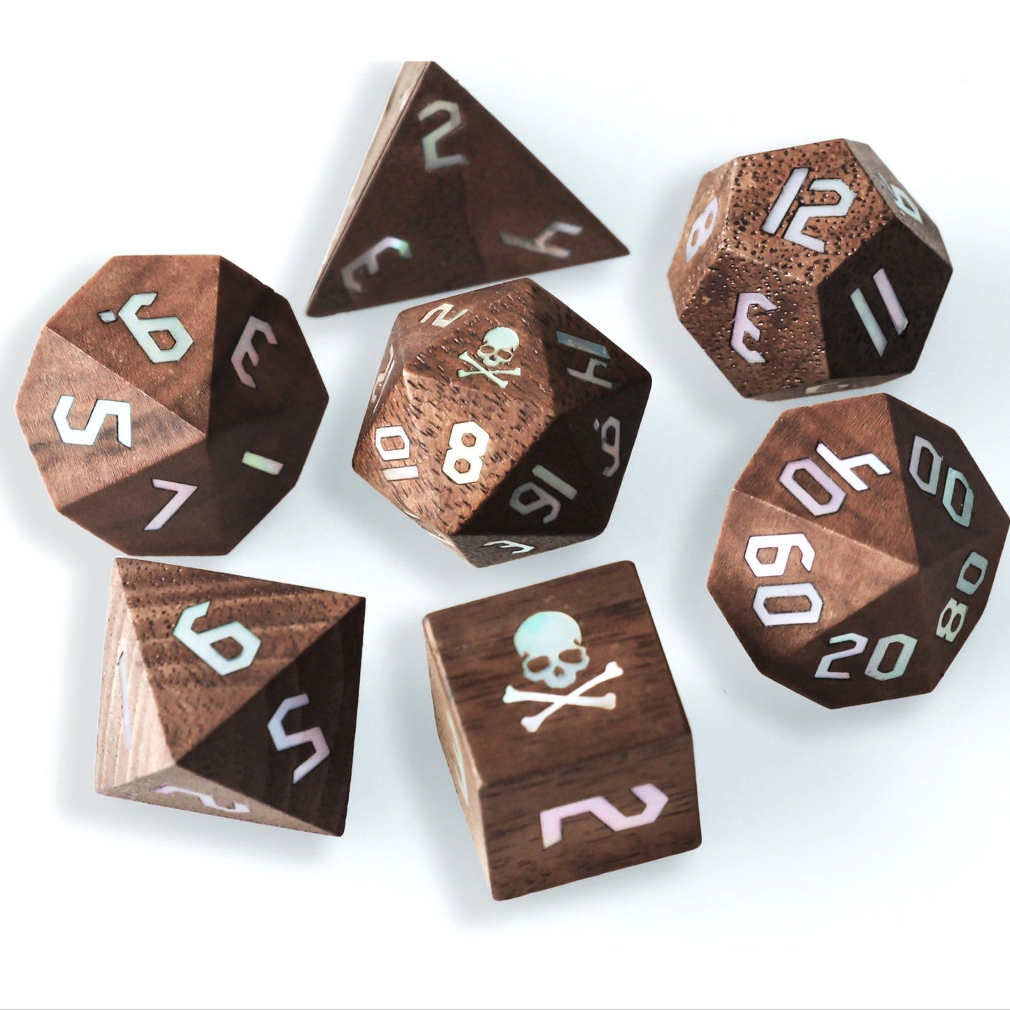 Ranger Dice Hand-Inlaid walnut Dice set