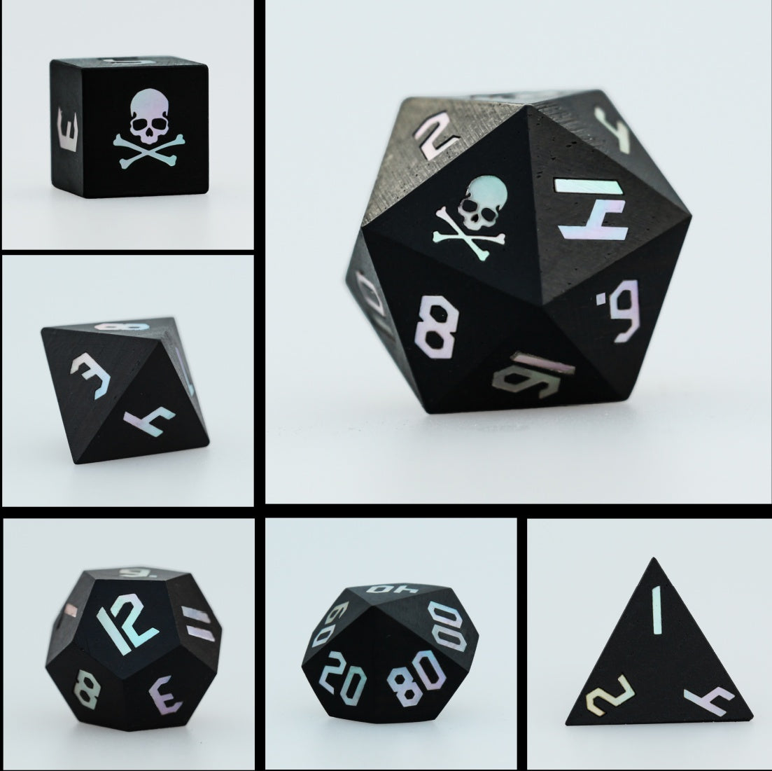 Ranger dice Hand-Inlaid ebony Dice