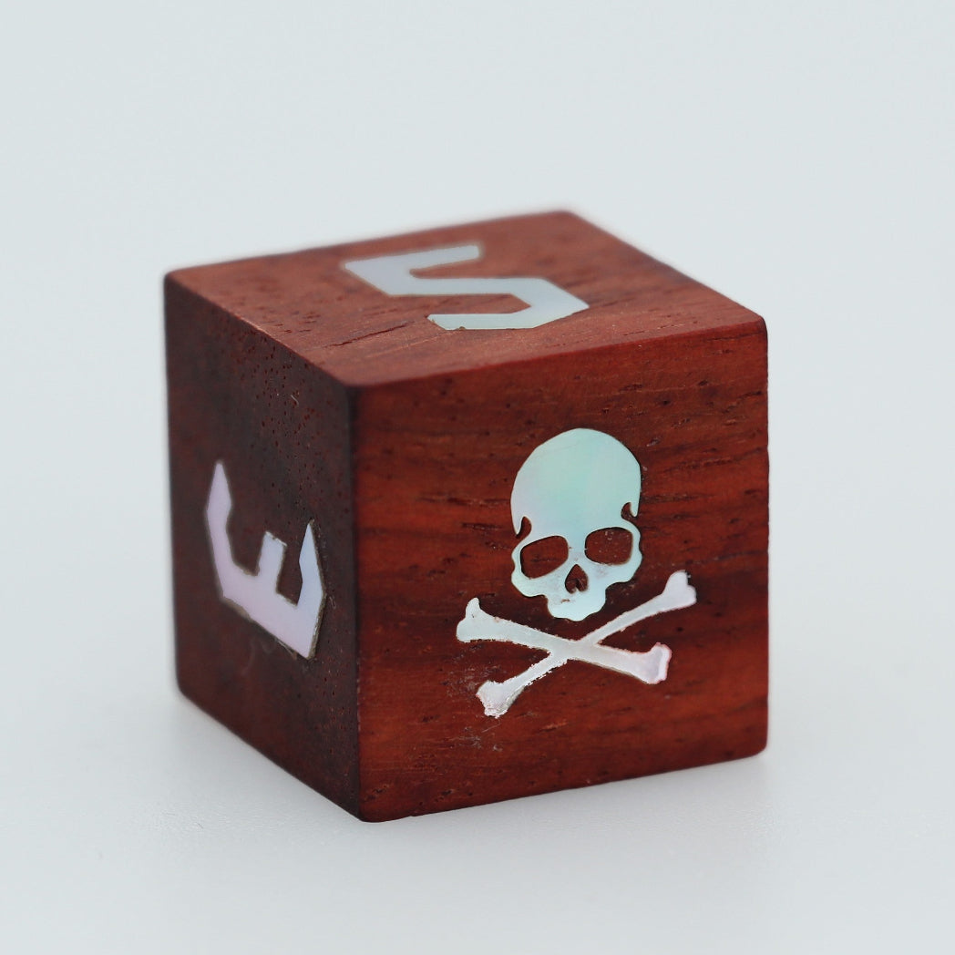Ranger Dice Hand-Inlaid rose wood dice