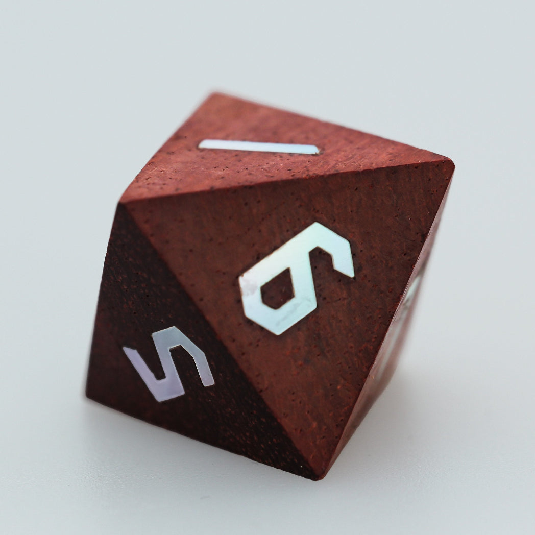 Ranger Dice Hand-Inlaid rose wood dice
