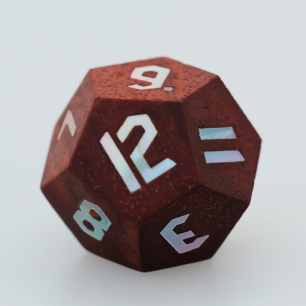 Ranger Dice Hand-Inlaid rose wood dice