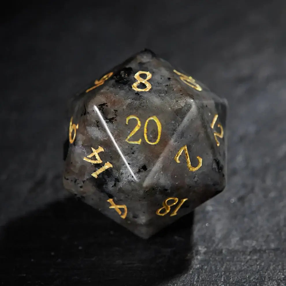 Volcano Eruption Lava Gem Unique DND D20 Dice