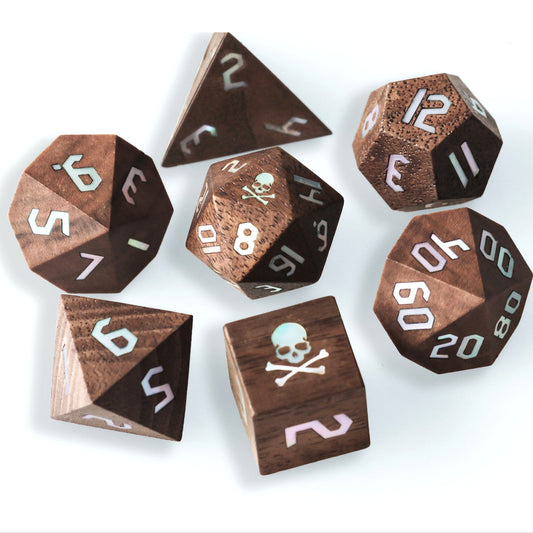 Ranger Dice Hand-Inlaid walnut Dice set