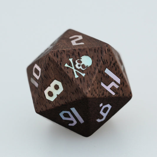 Ranger Dice Hand-Inlaid walnut Dice set
