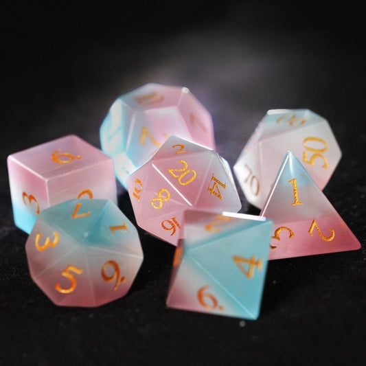 DND Macaron Synthetic Opal Dice Set