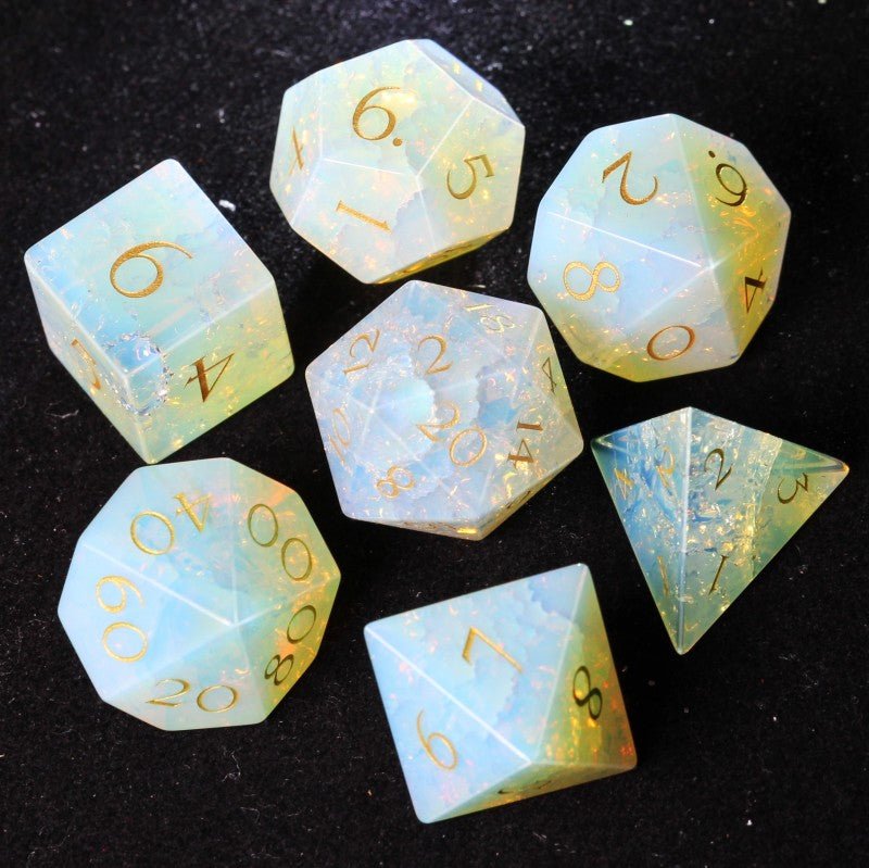Explosive quartz dice set copy