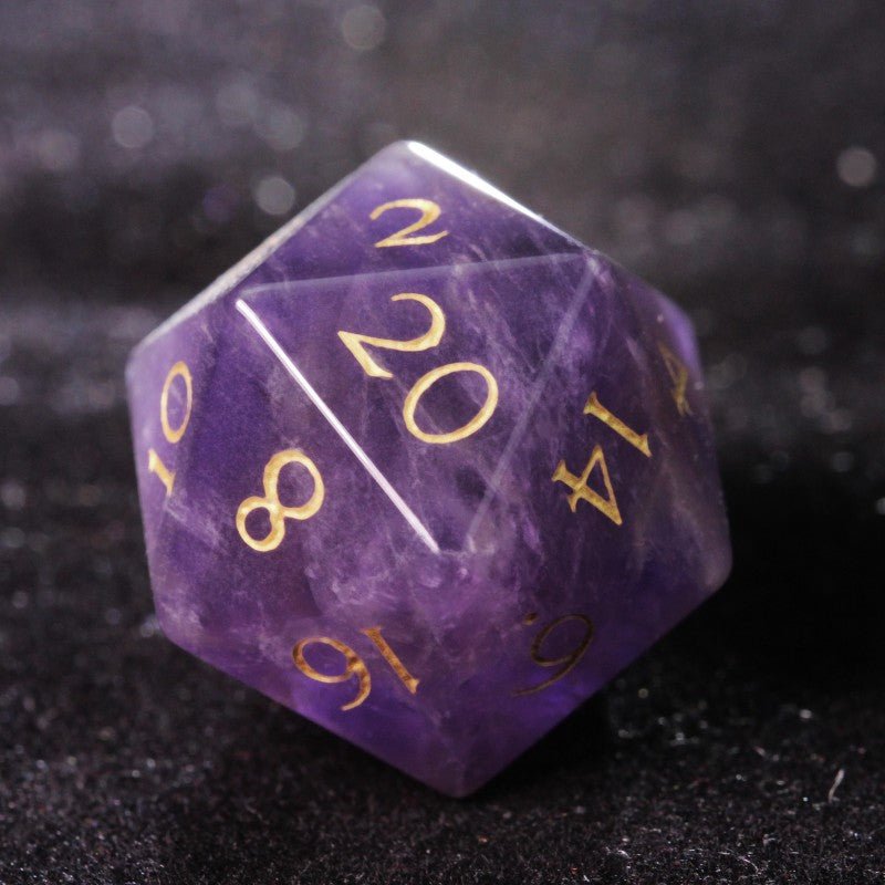 Ranger dice D&D Amethyst D20 Dice copy