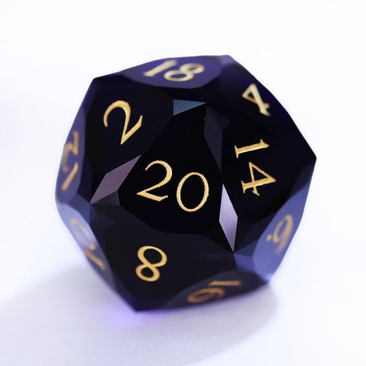 Ranger Dice Obsidian dice D20 30mm